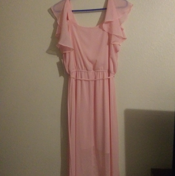 Large pink summer dress - Picture 1 of 6
